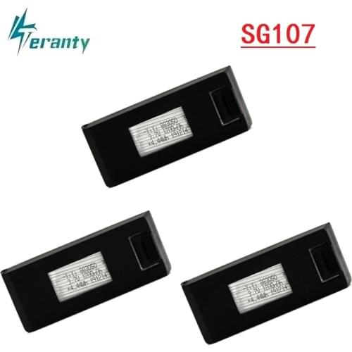 3Pcs Original SG107 battery RC Drone spare parts 3.7V 1200mAh lipo battery foldable Quadcopter RC Drones helicopter accessories