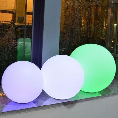 50cm induction charge 16 colors change remote control Night Lights waterproof ball led globe light