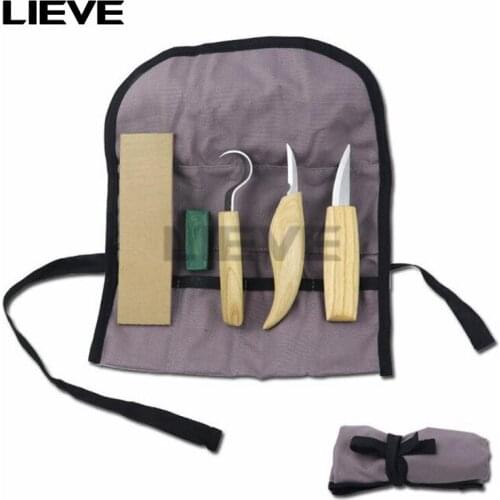 Woodworking Wood Carving Kit Set Hand Carving Chisel Knife Sharp-edged DIY Wood Gouge Chisel Carpenter Tools