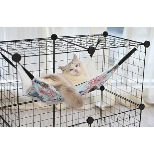 6pcs DIY Pet House Foldable Pet Playpen Iron Fence Puppy Kennel Exercise Training Puppy Kitten Space Rabbits/Guinea Pig/Hedgehog