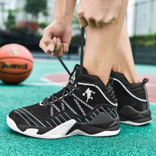 Mens Basketball Shoes Breathable Cushioning Non-Slip Wearable Sports Shoes Gym Training Athletic Basketball Sneakers for Women