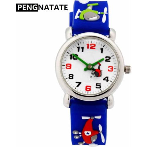 Watches For Boy Fashion Cartoon Children Wristwatches Silicone Strap Quartz Kids Watch Gifts For Students waterproof Hand Clock