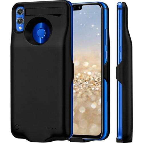 ZKFYS Battery Charger Cases For Huawei Honor 8X Battery Case 6500mAh Shockproof External Charging Battery Power Bank Cover