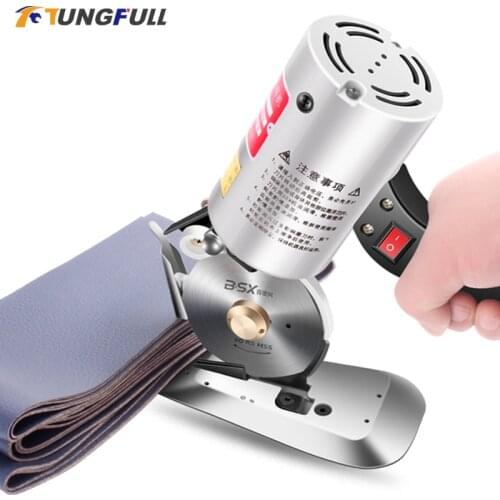 Electric Round Scissors 220V/110V Fabric Cutting Machine For Cloth Leather Fabric Textile Electric Scissors Fabric Round Knife