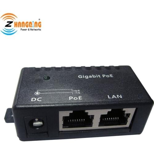 Gigabit POE Injector Cube 1 Port POE Single port 24V 48V