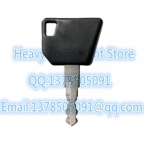 1PC 14607 Lock Ignition Key For JCB 3CX Bomag Excavator Wacker Neuson Hamm Master Hatz Manitou Tractor