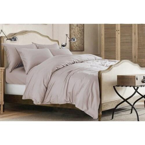 100% Egyptian cotton 1200 TC bedding set King size beige Ivory light grey color 5 pieces bedding fitted sheet set customize