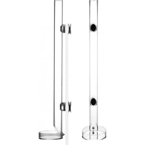 Marine Sources Aquarium Magnetic Acrylic Shrimp Feeder Tube Shrimp Feeding Tube Feeding Tray for Fish Tank Crystal Shrimp