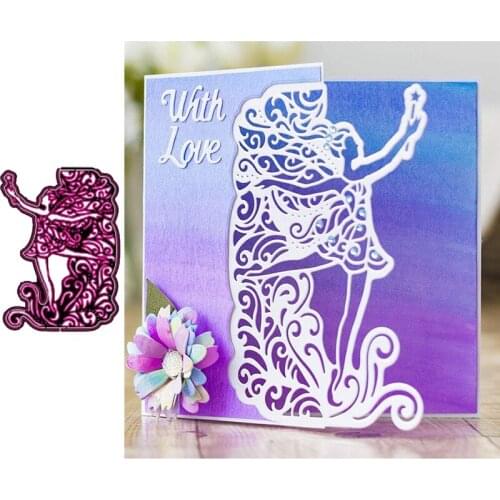 Beauty Lace Hollow Edge Background Metal Cutting Dies Stencils for Scrapbooking Embossing Die Paper Cards Making New 2019