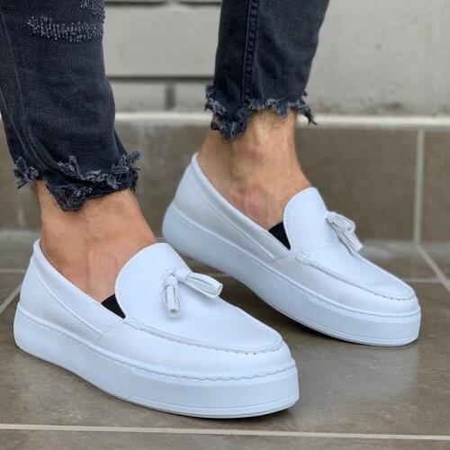 Knack Günlük Spor Klasik Ayakkabı 717 Beyaz Yeni Model Özel Üretim Tüm Kıyafetlere Uygun Hava Alır Sizin İçin Özel Nakliyat