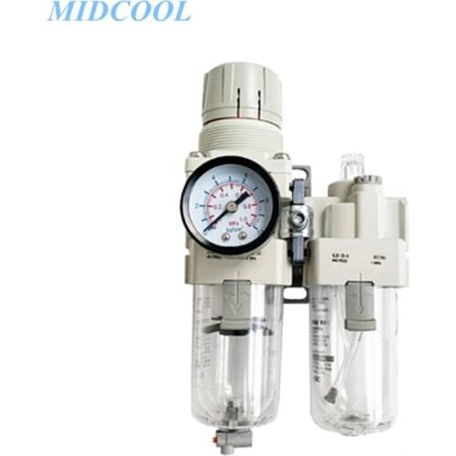 Modular F.L. Units Air Combination Air Filter + Lubricator AC-A Series AC20A AC30A AC40A AC20A-02/02DG-A AC30A-03-A AC40A-04-A