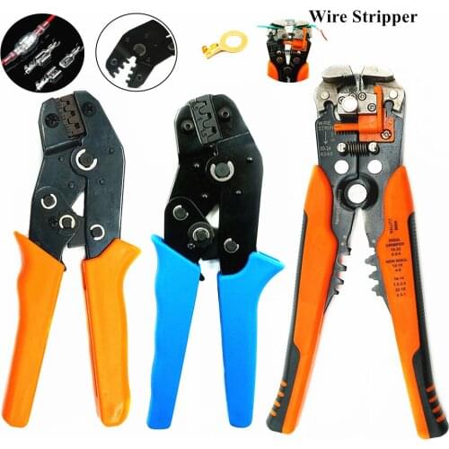 SN48B Crimping Pliers Set Crimping Tool 0.5-2.5mm2 AWG20-13 and 450PCS Male and Female Spade Ring Crimp Terminals Kit