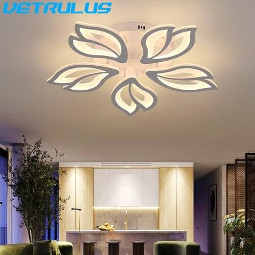 The new acrylic simple modern atmosphere home bedroom living room lamps warm and romantic Nordic room lighting appliances