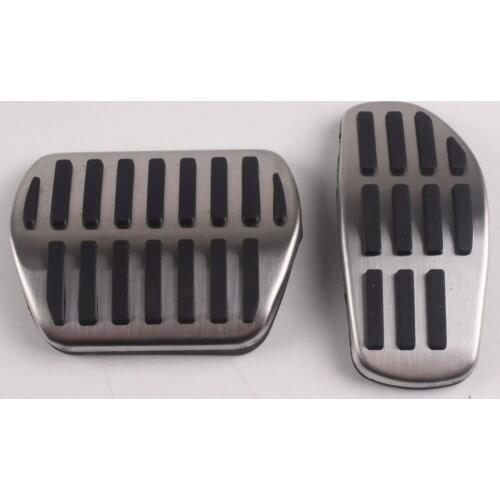 Stainless Steel Fuel Brake Pedals AT For Renault Koleo Kadjar For Renault Samsung QM6 2016 - 2018