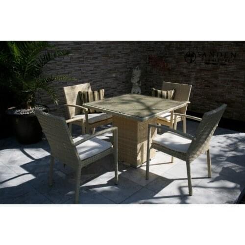 Sigma trade assurance retractable rattan ultra modern dining tables