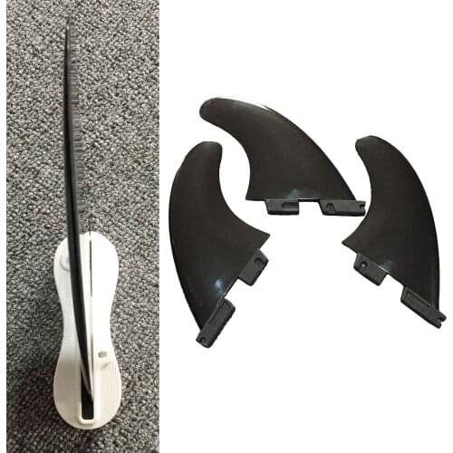3 Pieces Fiberglass Surfboard Single Fin Thruster Reinforced Surf