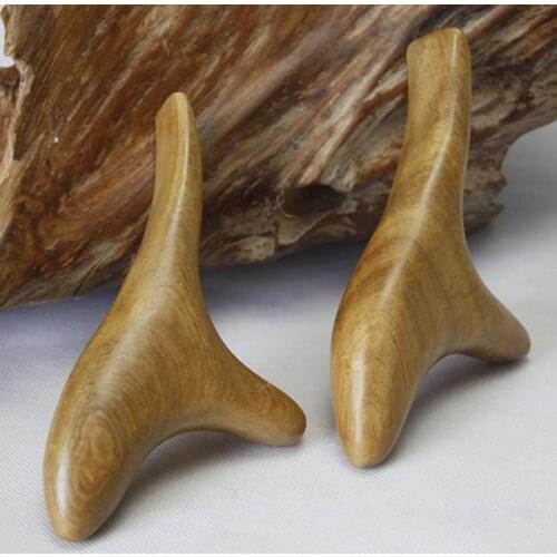 Triangle Vietnam Fragrant Wood Massage Trigeminal Scrap Lymphatic Drainage Shiatsu Body Massager Blood Circulation Acupuncture