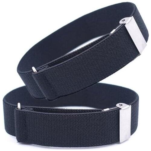 100pairs/lot Sleeve Holder 3.5cm Elastic Arm Band Anti-slip Sleeve Garter Arm Warmer Man Adjustable Armband Wholesale