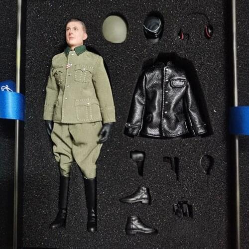 14cm XD80004 1/12 World War Ii Tank Ace Soldier Model 6'' Action Figure Toy Model F Collecting Birthday Gift Desktop Decoration