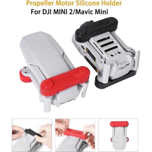 2 in 1 Propeller Stabilizers Motor Cover Soft Silicone Propellers Motor Protector For DJI Mini 2/Mavic Mini Drone Accessories