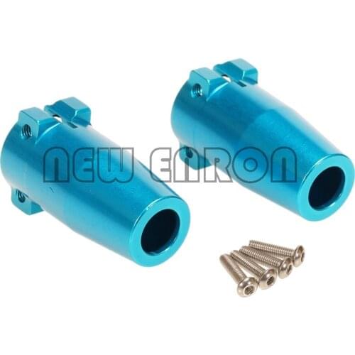 AX31383 2Pc Aluminum Rear Straight Adapters Axle Carriers Metal for RC Crawler Car Parts Axial SCX10 II 90046 90047 Upgrade Part