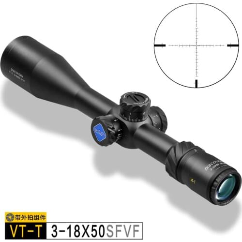 Free shipping Discovery VT-T 3-18x50 Rifle Scope M4 M3 Air Gun with Phone Adapter First Focal Plane .338 Shockproof