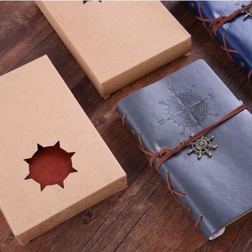 Wholesale Creative Retro Pirate B6 Notebook Travel Diary Loose-leaf PU Notepad 50PCS/lot