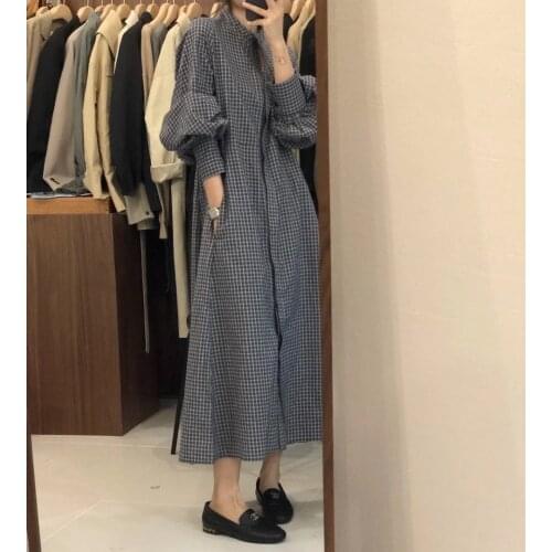 Модные платья в клетку CRRIFLZ China At AliExpress