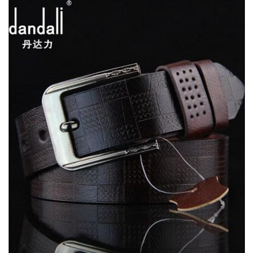 Mens High Quality Leather Belt Men Designer Luxury Brand Pin Buckle Vintage Belts Male Strap For Jeans Cintos Belt For Man