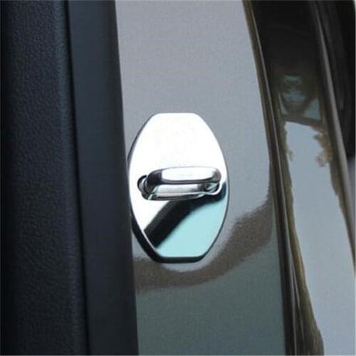 DoColors Car Styling Door Lock Cover Case For Dacia Sandero Stepway For Audi For Volkswagen For Seat For Skoda Auto Accessories