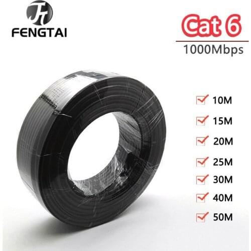 Ethernet Cable Cat6 Lan Cable UTP RJ45 Network Patch Cable 20m 15m For PC Internet Cable 30m 50m 40m 25m Router Cat 6 Cable