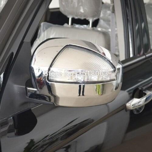 For Lifan X60 2011-2015 ABS Chrome Rearview Mirror Cover Reverse Picture Frame The Mirror Sticker Decorated Car Accessroies