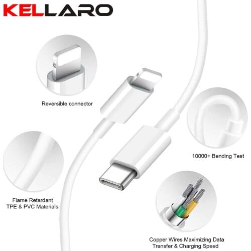 USB Type C to USB C Cable USB-C PD Fast Charging Charger Wire Cord for Macbook Samsung Xiaomi Type-C USBC Cable 1M