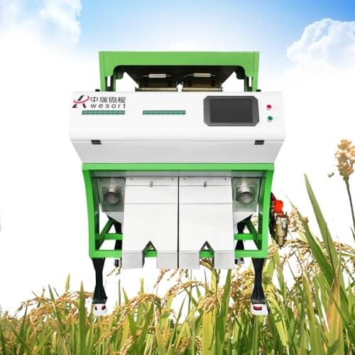 Rice color sorting machines long grain white rice machinery food processor