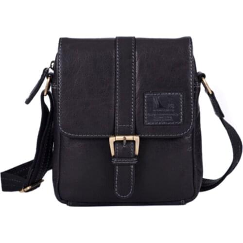 Mens leather shoulder bag