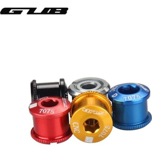 GUB 5pcs CNC Alloy Single & Double Crankset Bolts Screws and Nuts Blots For MTB Bike Road Bicycle Chain Wheel Chainring