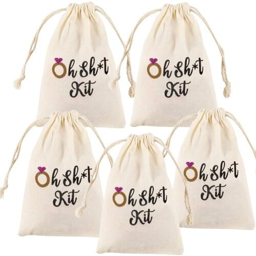 Bride to be Wedding Oh Shit Kit Emergency Survival Hangover bag Bridal Shower engagement bachelorette hen party bridesmaid gift