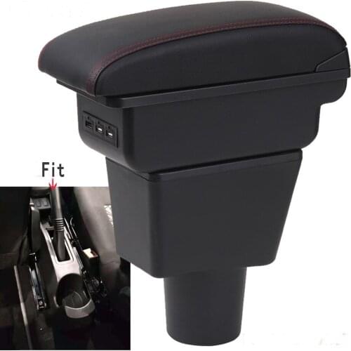 For LADA XRAY armrest box central Store content Storage box armrest box with cup holder USB interface