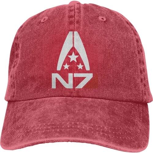 Effect N7 Armour Logo Baseball Caps Mens Womens Camping Adult Adjustable Cowboy Hat Casquette Black