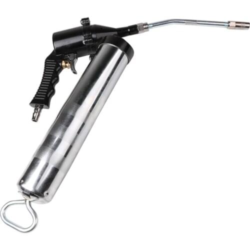 Manual One Hand Grip Air Mini Pneumatic Compressor Pump Grease Red For Truck SUV Excavator Car