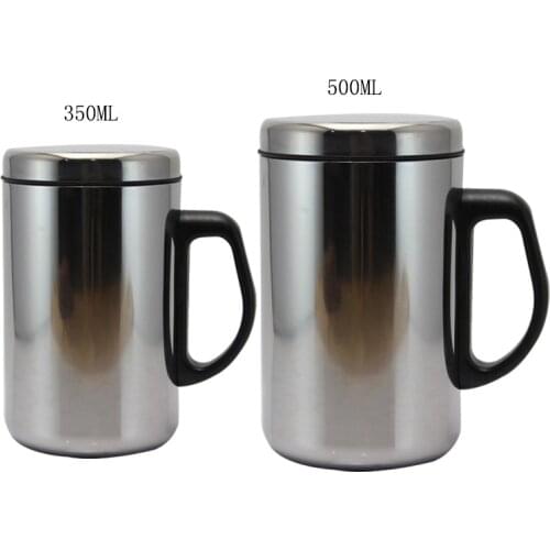 350ml 500ml Stainless Steel Insulated Vacuum Flask Coffee Tea Wine Mug Thermos Cup Travel Water Thermal Bottle