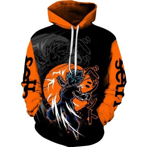 3D Hoodie Casual Mens Clothing 3D Printed Hoodie Dragonball Son Goku Oversized Sweatshirt Crewneck Sweatshirt