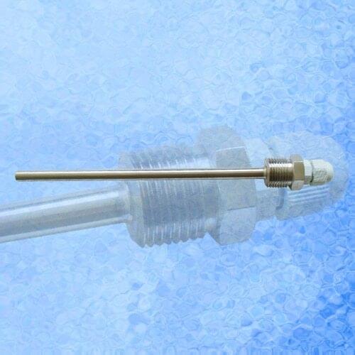 USA175 Thermowell Immersion Sleeve Pocket Stainless Steel 304 BSP 1/2" for Max 6mm OD Wire PT100 PT1000 NTC10K NTC50K 175mm Pip
