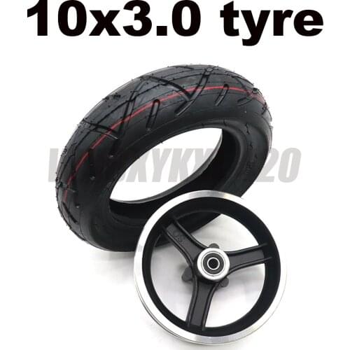 10 inch Pneumatic tire 80 / 65-6 for Electric Scooter E-Bike 10x 3.0 thicken expand hard wear-resistant road tire inner tubes
