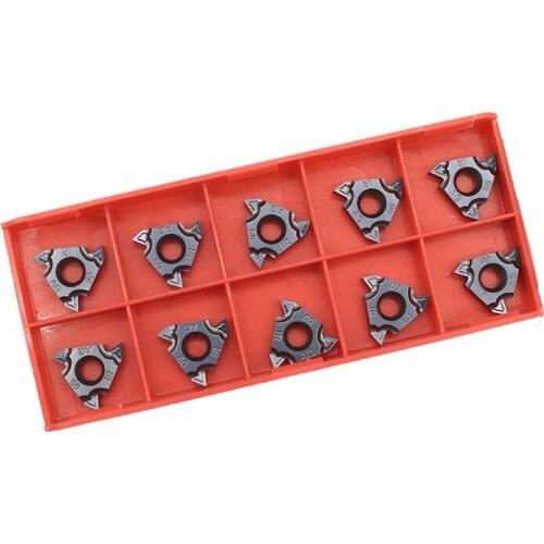10pcs Thread 16IRM AG 60 IC908 Carbide CNC Threaded Carbide Inserts Thread Lathe Turning Blade Tool Tungsten Carbide Insert