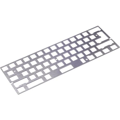 60% Universal Mechanical Gaming Keyboard CNC Anodized Aluminum Drawing Process Positioning Plate Compatible GH60 AMJ60