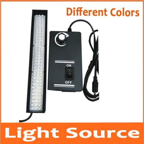 96pcs F5 LED Light Microscope Machine vision light source adjustable visual inspection Biological Stereo Microscope Ring Lamp