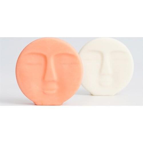 Abstract Human Face Silicone Candle Mold Minimalist Style Face Design Candle Aromatherapy Soap Making Diffuser Clay Molds