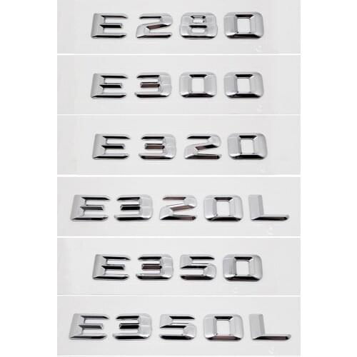 Auto for Mercedes W212 W124 W163 Car Decoration Fender Sticker Rear For Mercedes-Benz E Classs E280 E300 E320 E320l E350 E350L