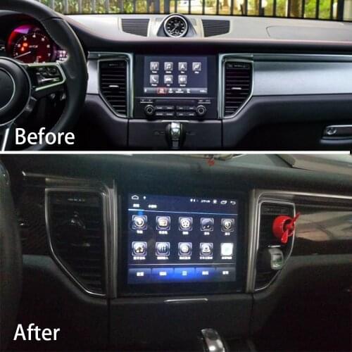 Car Multimedia Player Stereo GPS DVD Radio Navigation Android Screen for Porsche Macan 2014 2015 2016 2017 2018 2019 2020 DSP